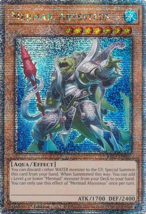 Mermail Abyssteus (Quarter Century Secret Rare) [RA03-EN007] Quarter Century Secret Rare - Yu-Gi-Oh! - Card Brawlers | Quebec | Canada |