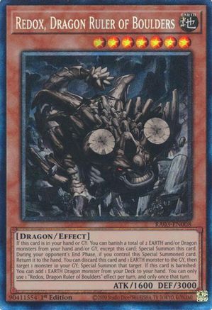 Redox, Dragon Ruler of Boulders (CR) [RA03-EN008] Prismatic Collector's Rare - Yu-Gi-Oh! - Card Brawlers | Quebec | Canada |