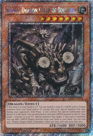 Redox, Dragon Ruler of Boulders (Platinum Secret Rare) [RA03-EN008] Platinum Secret Rare - Yu-Gi-Oh! - Card Brawlers | Quebec | Canada |