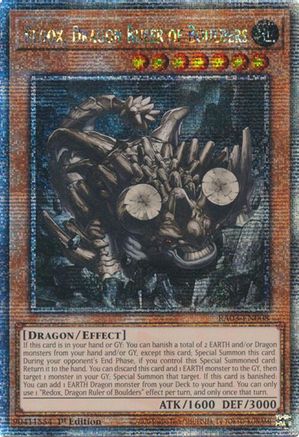 Redox, Dragon Ruler of Boulders (Quarter Century Secret Rare) [RA03-EN008] Quarter Century Secret Rare - Yu-Gi-Oh! - Card Brawlers | Quebec | Canada |
