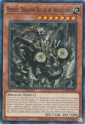 Redox, Dragon Ruler of Boulders [RA03-EN008] Super Rare - Yu-Gi-Oh! - Card Brawlers | Quebec | Canada |