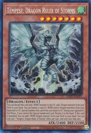 Tempest, Dragon Ruler of Storms (CR) [RA03-EN011] Prismatic Collector's Rare - Yu-Gi-Oh! - Card Brawlers | Quebec | Canada |