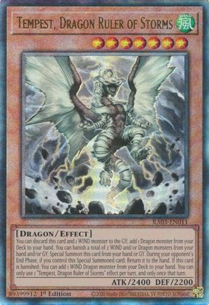 Tempest, Dragon Ruler of Storms (UTR) [RA03-EN011] Prismatic Ultimate Rare - Yu-Gi-Oh! - Card Brawlers | Quebec | Canada |