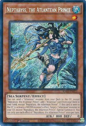 Neptabyss, the Atlantean Prince (Secret Rare) [RA03-EN013] Secret Rare - Yu-Gi-Oh! - Card Brawlers | Quebec | Canada |