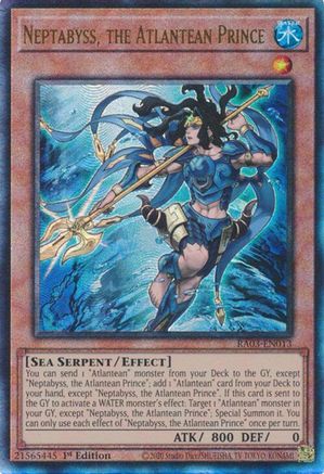 Neptabyss, the Atlantean Prince (UTR) [RA03-EN013] Prismatic Ultimate Rare - Yu-Gi-Oh! - Card Brawlers | Quebec | Canada |