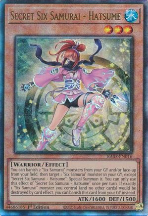 Secret Six Samurai - Hatsume (UTR) [RA03-EN016] Prismatic Ultimate Rare - Yu-Gi-Oh! - Card Brawlers | Quebec | Canada |