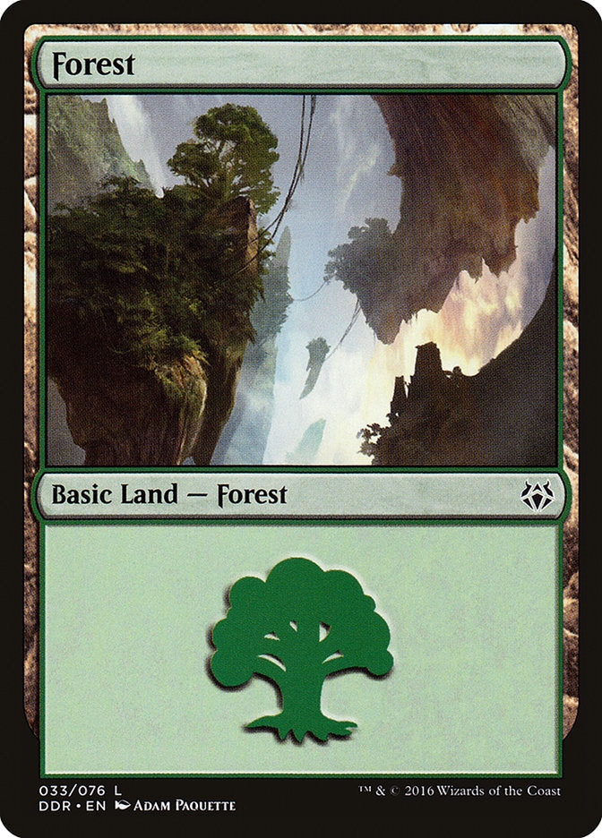 Forest (33) [Duel Decks: Nissa vs. Ob Nixilis] - Magic: The Gathering - Card Brawlers | Quebec | Canada |