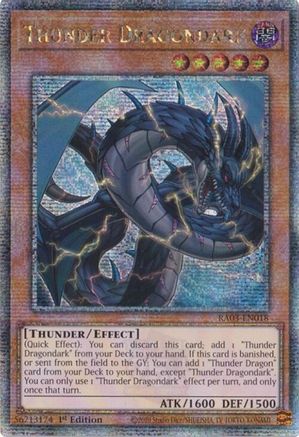 Thunder Dragondark (Quarter Century Secret Rare) [RA03-EN018] Quarter Century Secret Rare - Yu-Gi-Oh! - Card Brawlers | Quebec | Canada |