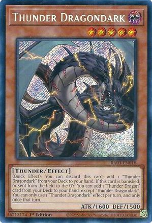 Thunder Dragondark (Secret Rare) [RA03-EN018] Secret Rare - Yu-Gi-Oh! - Card Brawlers | Quebec | Canada |