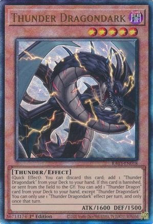 Dragon Tonnerre Ténébreux (UTR) [RA03-EN018] Rare Ultime Prismatique 