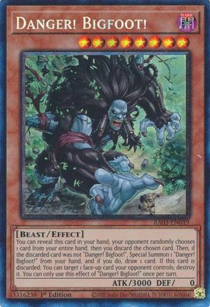 Danger! Bigfoot! (CR) [RA03-EN019] Prismatic Collector's Rare - Yu-Gi-Oh! - Card Brawlers | Quebec | Canada |