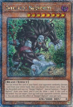 Danger! Bigfoot! (Quarter Century Secret Rare) [RA03-EN019] Quarter Century Secret Rare - Yu-Gi-Oh! - Card Brawlers | Quebec | Canada |