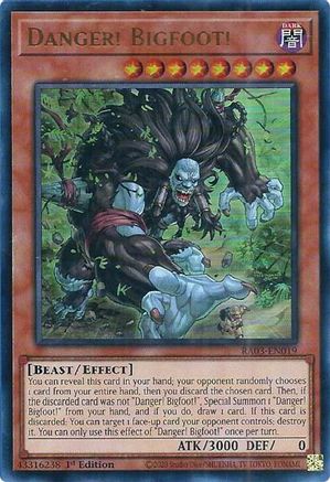 Danger! Bigfoot! (UR) [RA03-EN019] Ultra Rare - Yu-Gi-Oh! - Card Brawlers | Quebec | Canada |