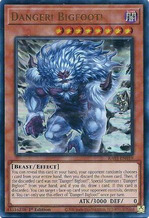 Danger! Bigfoot! (Alternate Art) (UR) [RA03-EN019] Ultra Rare - Yu-Gi-Oh! - Card Brawlers | Quebec | Canada |