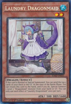 Laundry Dragonmaid (CR) [RA03-EN021] Prismatic Collector's Rare - Yu-Gi-Oh! - Card Brawlers | Quebec | Canada |