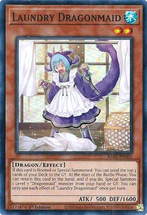 Servante Dragon de la Blanchisserie [RA03-EN021] Super Rare 