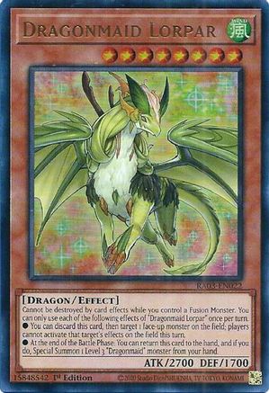 Dragonmaid Lorpar (UR) [RA03-EN022] Ultra Rare - Yu-Gi-Oh! - Card Brawlers | Quebec | Canada |