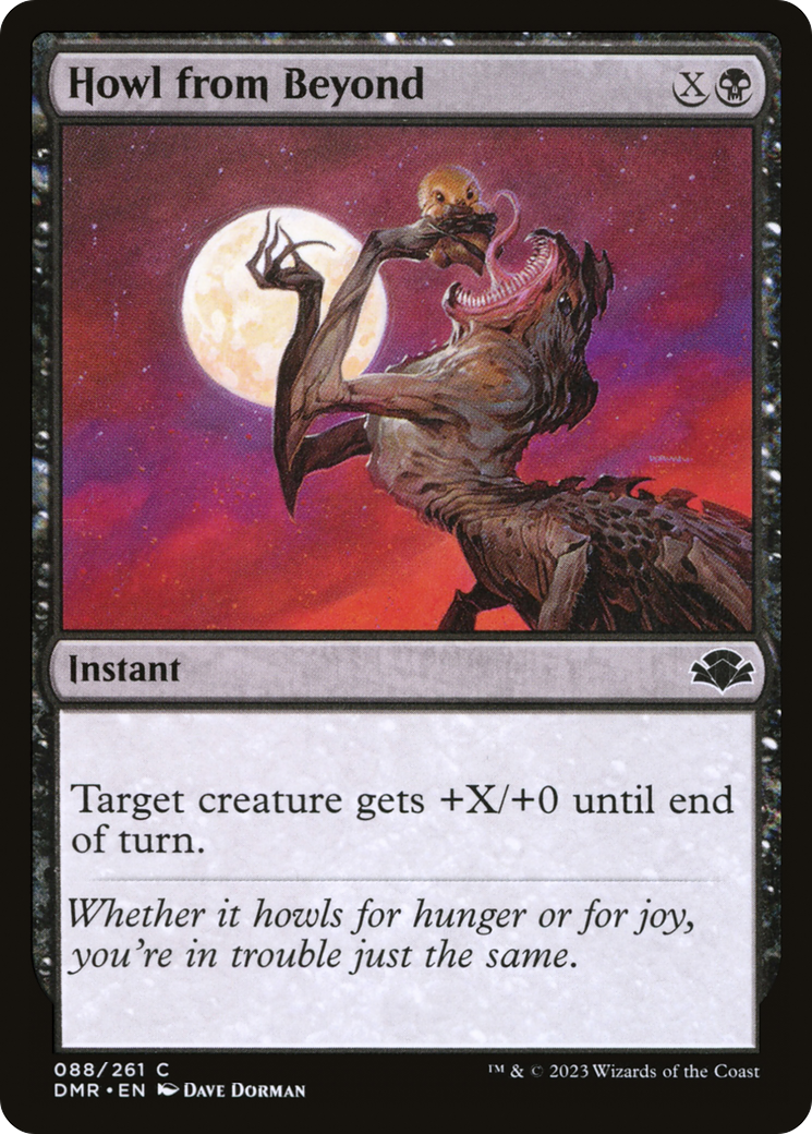 Howl from Beyond [Dominaria Remastered] - Magic: The Gathering - Card Brawlers | Quebec | Canada |