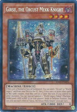 Girsu, the Orcust Mekk-Knight (Secret Rare) [RA03-EN026] Secret Rare - Yu-Gi-Oh! - Card Brawlers | Quebec | Canada |