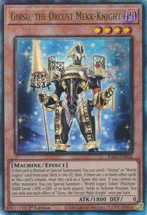 Girsu, the Orcust Mekk-Knight (UTR) [RA03-EN026] Prismatic Ultimate Rare - Yu-Gi-Oh! - Card Brawlers | Quebec | Canada |
