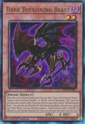 Dark Beckoning Beast (UTR) [RA03-EN027] Prismatic Ultimate Rare - Yu-Gi-Oh! - Card Brawlers | Quebec | Canada |