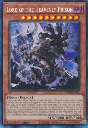 Lord of the Heavenly Prison (CR) [RA03-EN029] Prismatic Collector's Rare - Yu-Gi-Oh! - Card Brawlers | Quebec | Canada |
