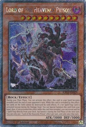 Lord of the Heavenly Prison (Platinum Secret Rare) [RA03-EN029] Platinum Secret Rare - Yu-Gi-Oh! - Card Brawlers | Quebec | Canada |