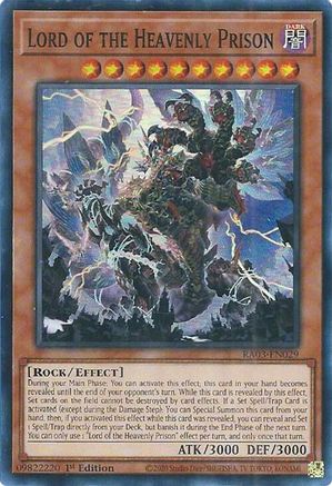 Lord of the Heavenly Prison [RA03-EN029] Super Rare - Yu-Gi-Oh! - Card Brawlers | Quebec | Canada |