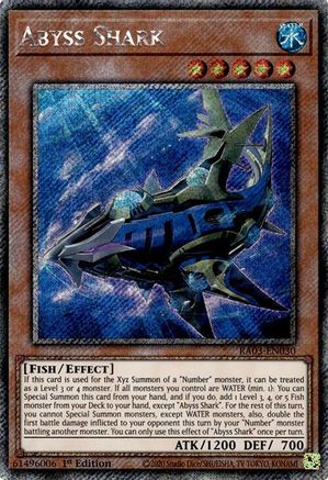 Abyss Shark (Platinum Secret Rare) [RA03-EN030] Platinum Secret Rare - Yu-Gi-Oh! - Card Brawlers | Quebec | Canada |