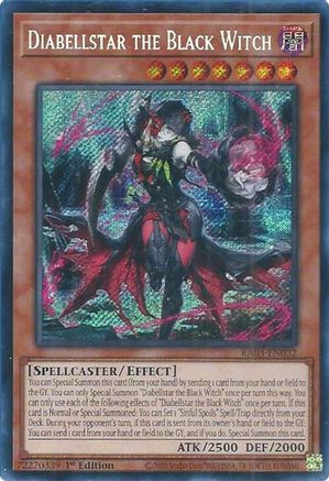 Diabellstar la Sorcière Noire (Secrète Rare) [RA03-EN032] Secrète Rare 
