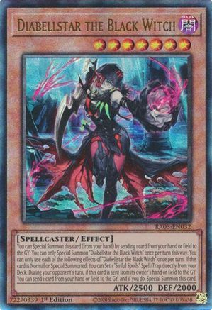 Diabellstar the Black Witch (UTR) [RA03-EN032] Prismatic Ultimate Rare - Yu-Gi-Oh! - Card Brawlers | Quebec | Canada |
