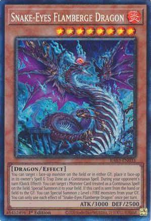 Snake-Eyes Flamberge Dragon (CR) [RA03-EN033] Prismatic Collector's Rare - Yu-Gi-Oh! - Card Brawlers | Quebec | Canada |