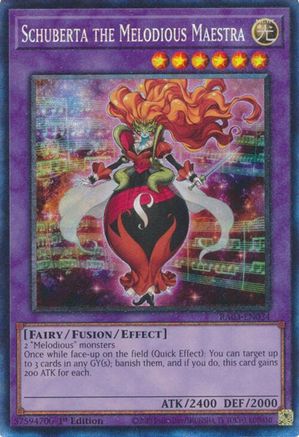 Schuberta the Melodious Maestra (CR) [RA03-EN034] Prismatic Collector's Rare - Yu-Gi-Oh! - Card Brawlers | Quebec | Canada |