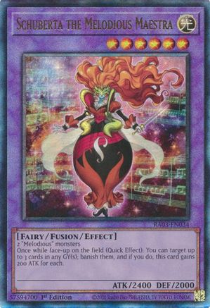 Schuberta the Melodious Maestra (UTR) [RA03-EN034] Prismatic Ultimate Rare - Yu-Gi-Oh! - Card Brawlers | Quebec | Canada |