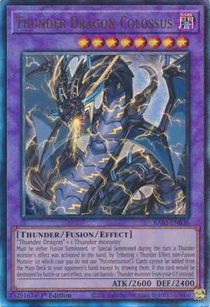 Thunder Dragon Colossus (UTR) [RA03-EN036] Prismatic Ultimate Rare - Yu-Gi-Oh! - Card Brawlers | Quebec | Canada |