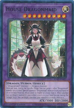 Servante Dragon de la Maison [RA03-EN037] Super Rare 
