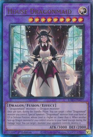 House Dragonmaid (UTR) [RA03-EN037] Prismatic Ultimate Rare - Yu-Gi-Oh! - Card Brawlers | Quebec | Canada |
