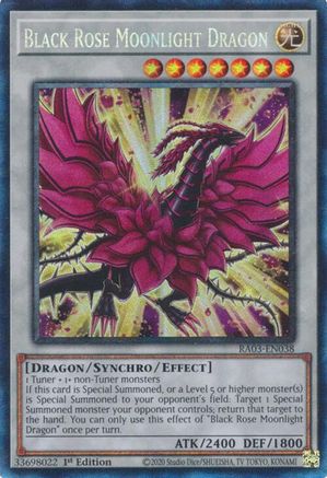 Black Rose Moonlight Dragon (CR) [RA03-EN038] Prismatic Collector's Rare - Yu-Gi-Oh! - Card Brawlers | Quebec | Canada |