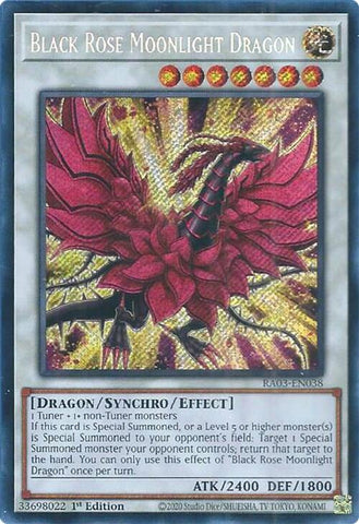 Black Rose Moonlight Dragon (Secret Rare) [RA03-EN038] Secret Rare - Yu-Gi-Oh! - Card Brawlers | Quebec | Canada |