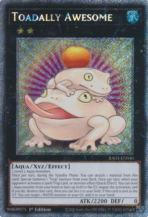 Toadally Awesome (Platinum Secret Rare) [RA03-EN040] Platinum Secret Rare - Yu-Gi-Oh! - Card Brawlers | Quebec | Canada |