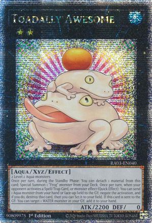 Toadally Awesome (Quarter Century Secret Rare) [RA03-EN040] Quarter Century Secret Rare - Yu-Gi-Oh! - Card Brawlers | Quebec | Canada |