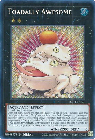 Toadally Awesome (Secret Rare) [RA03-EN040] Secret Rare - Yu-Gi-Oh! - Card Brawlers | Quebec | Canada |