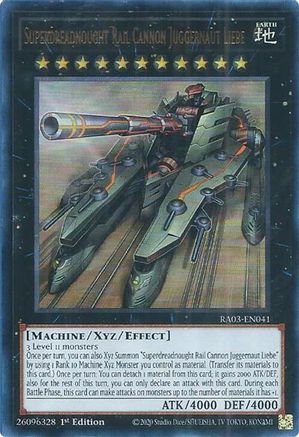 Superdreadnought Rail Cannon Juggernaut Liebe (UR) [RA03-EN041] Ultra Rare - Yu-Gi-Oh! - Card Brawlers | Quebec | Canada |