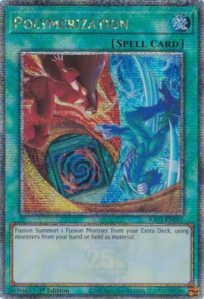 Polymerization (Quarter Century Secret Rare) [RA03-EN051] Quarter Century Secret Rare - Yu-Gi-Oh! - Card Brawlers | Quebec | Canada |