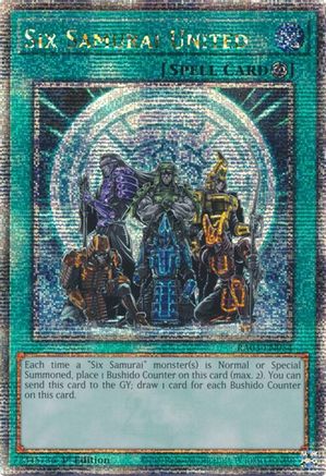 Six Samurai United (Quarter Century Secret Rare) [RA03-EN054] Quarter Century Secret Rare - Yu-Gi-Oh! - Card Brawlers | Quebec | Canada |