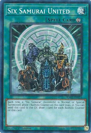 Six Samurai United [RA03-EN054] Super Rare - Yu-Gi-Oh! - Card Brawlers | Quebec | Canada |