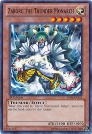 Zaborg the Thunder Monarch [BP01-EN132] Common - Yu-Gi-Oh! - Card Brawlers | Quebec | Canada |