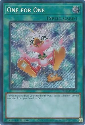 One for One (Alternate Art) (Secret Rare) [RA03-EN056] Secret Rare - Yu-Gi-Oh! - Card Brawlers | Quebec | Canada |