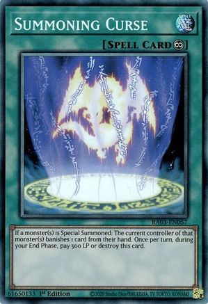 Summoning Curse (CR) [RA03-EN057] Prismatic Collector's Rare - Yu-Gi-Oh! - Card Brawlers | Quebec | Canada |