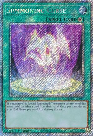 Summoning Curse (Platinum Secret Rare) [RA03-EN057] Platinum Secret Rare - Yu-Gi-Oh! - Card Brawlers | Quebec | Canada |